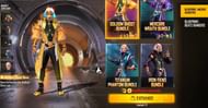 The Golden Ghost Bundle in Free Fire MAX (Image via Garena)